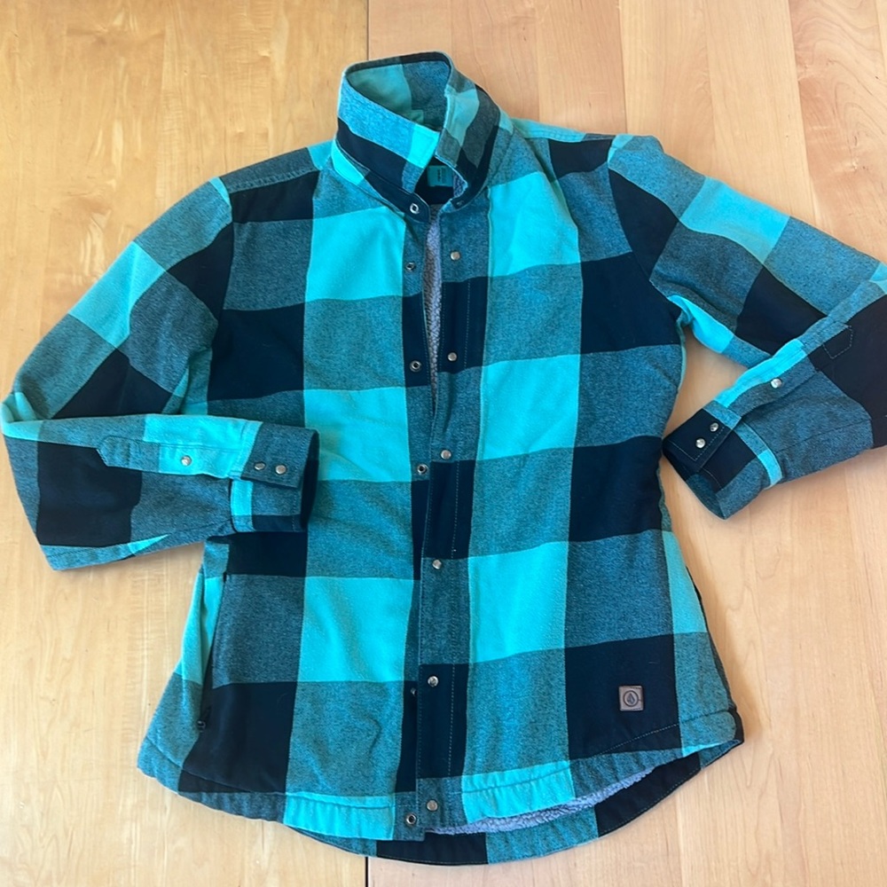 Fleece Lined Volcom Jacket, Lightweight - image 1